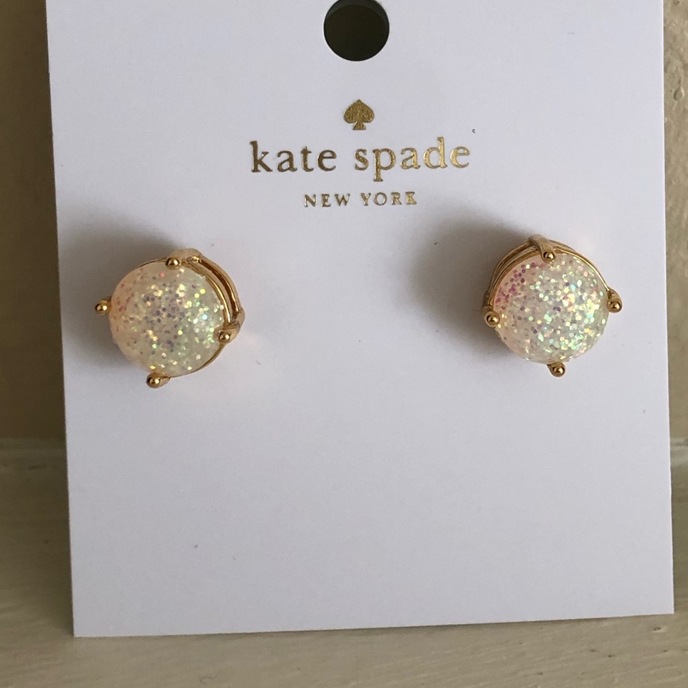 Kate Spade Opal Glitter stud earrings